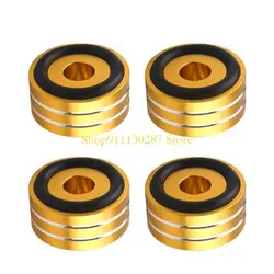 Soportes absorción vibración J1HC, alfombrillas protectoras suelo altavoz ajustables aluminio para equipos