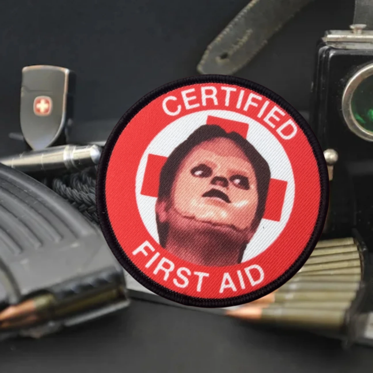 Parches impresos con insignia de moral de primeros auxilios de emergencia para ropa, apliques personalizados militares tácticos, pegatinas para mochila con gancho y bucle - imagen 2