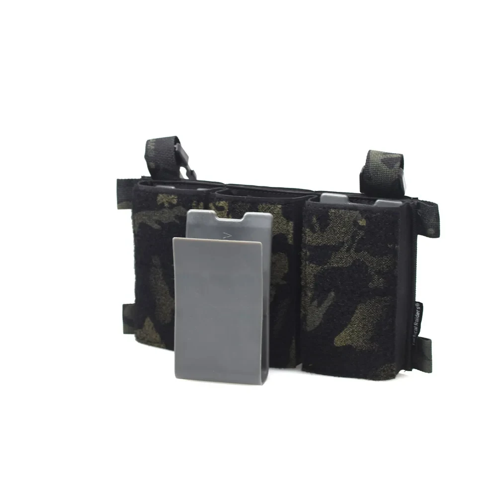 Nuevo exterior 3 unids/lote chaleco táctico de caza bolsa para revistas cuña de nailon Clip portador D3CRM Panel frontal accesorios Mag - imagen 3