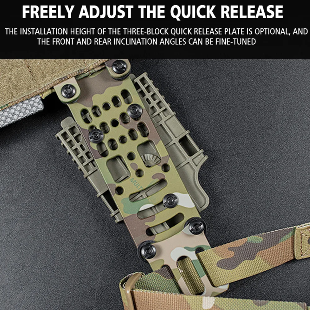 Funda de pistola Modular, Kit de correa de pierna adaptadora, banda de pierna caída, caza, Airsoft, dibujo rápido para plataforma QLS - imagen 4