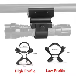 Soporte magnético para pistola de alcance, soporte para linternas magnéticas, soporte X fuerte, mira telescópica Led, linterna láser, soporte para bicicleta y caza