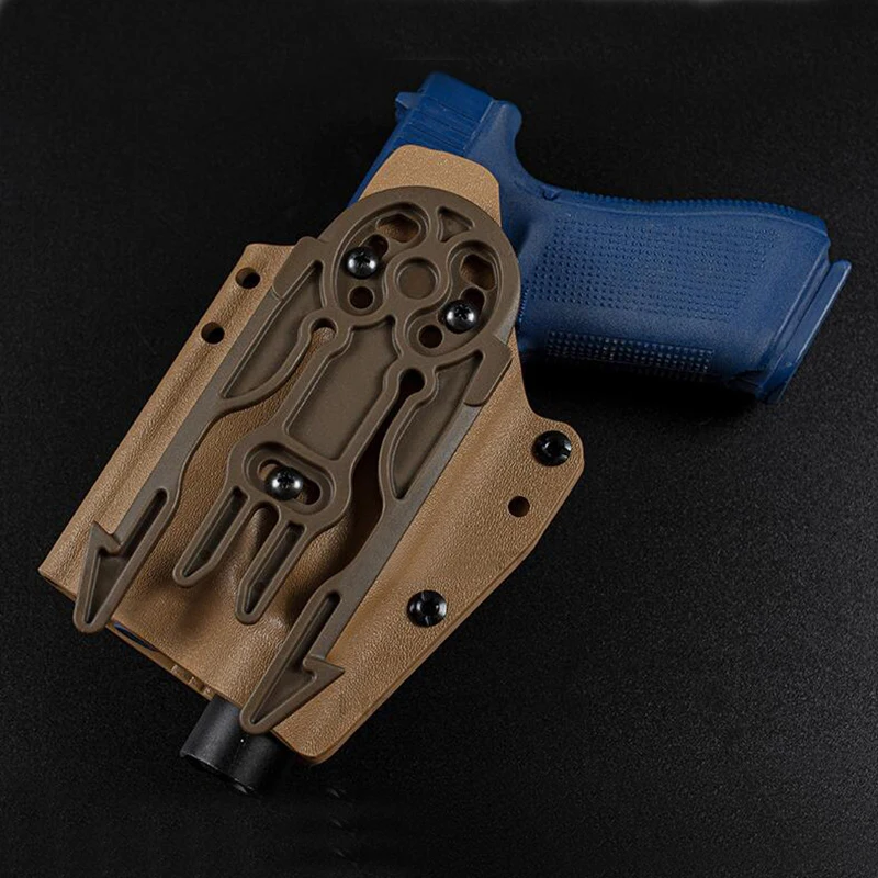 Accesorios tácticos para pistolera Kydex, plataforma de funda para pistola de caza, sistema Molle de liberación rápida para funda Universal para pistola - imagen 2