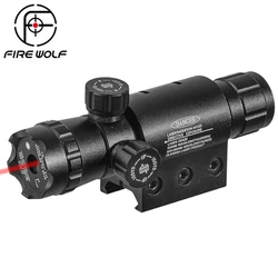 Bolígrafo de puntero láser rojo, se puede ajustar hacia arriba y hacia abajo, conjunto infrarrojo izquierdo y derecho, calibrador de vista, puntero láser ajustado a mano