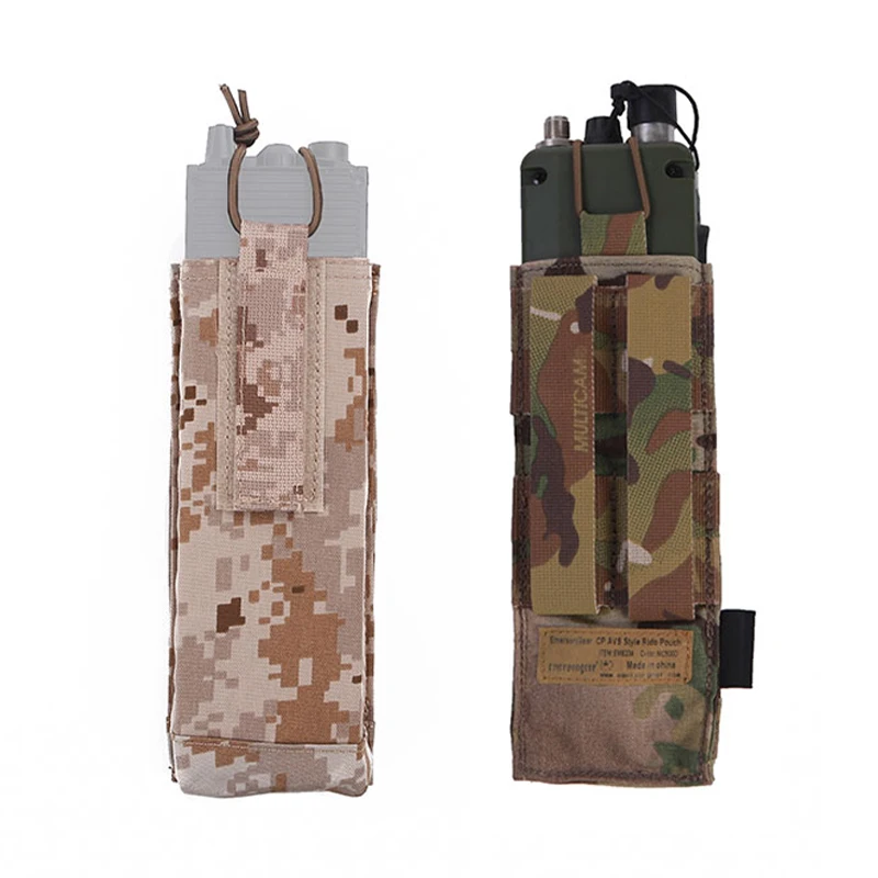Emersongear-bolsa táctica para Radio, talkie, Panel Molle, paquete para CP AVS, estilo, entrenamiento de caza, combate, nailon al aire libre EM8334 - imagen 2
