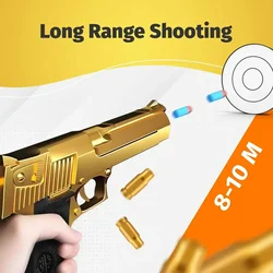 Pistola de airsoft educativa con expulsión de cartuchos y espuma