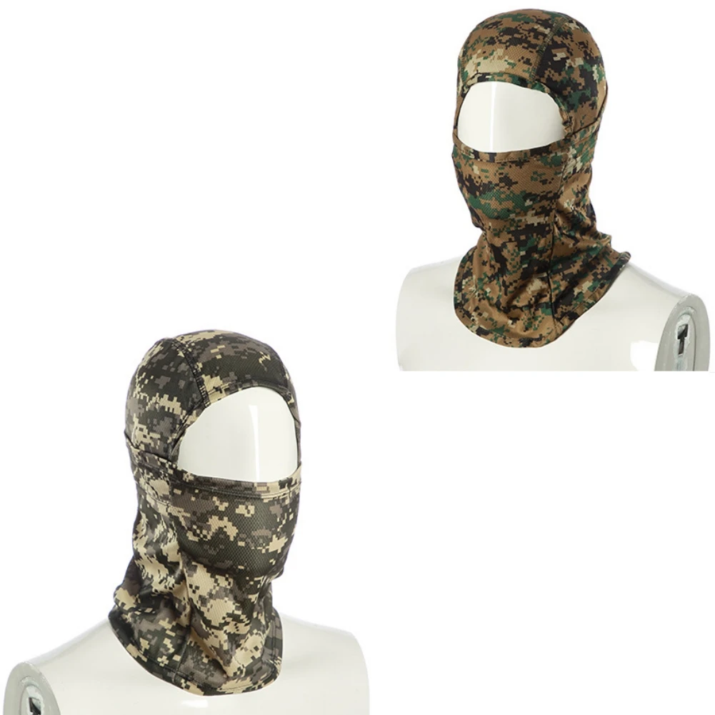 Cubierta facial de camuflaje con protección UV, parasol ligero para esquí, motocicleta, correr, montar, Balaclavas - imagen 3