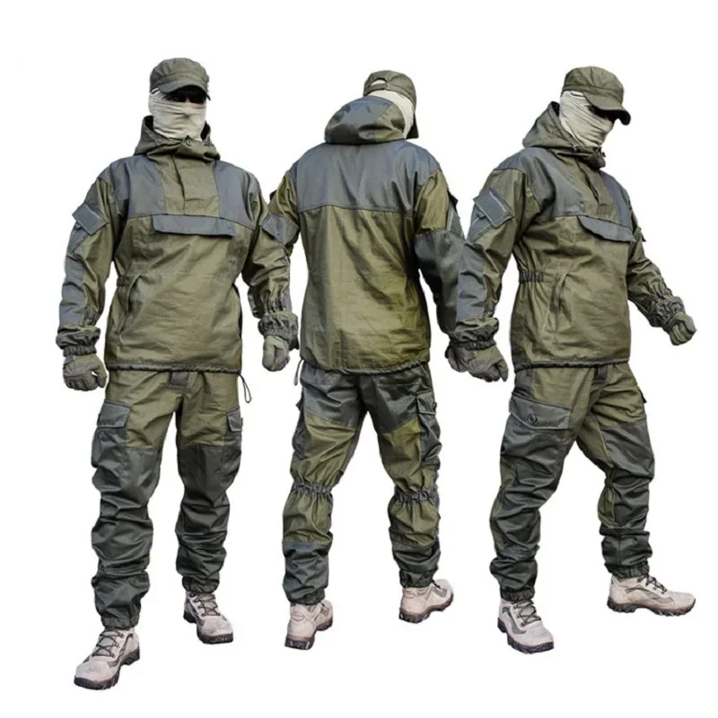 Uniforme de Gorka-4 ruso para hombre, traje de combate de camuflaje de montaña, ropa de caza, uniforme de entrenamiento militar, ropa de trabajo Gorka - imagen 4