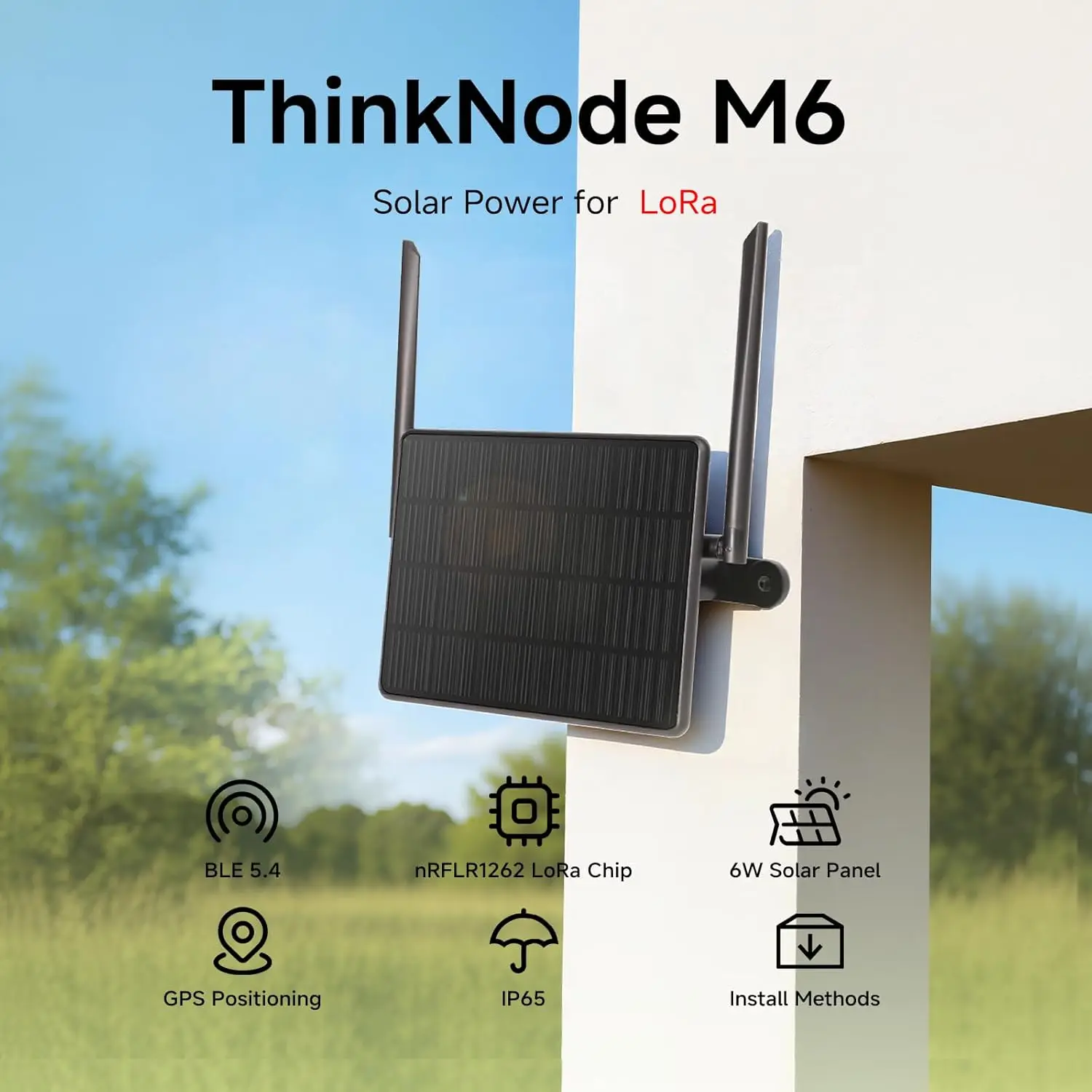 ELECROW ThinkNode M6 Repetidor LoRa solar con GPS para Meshtastic - imagen 5