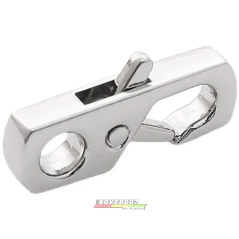 Hebilla de gancho de aleación de Zinc de 5 piezas, hebilla cuadrada de suspensión para mochila al aire libre, hebilla de Montañismo S, 8 figuras - imagen 4