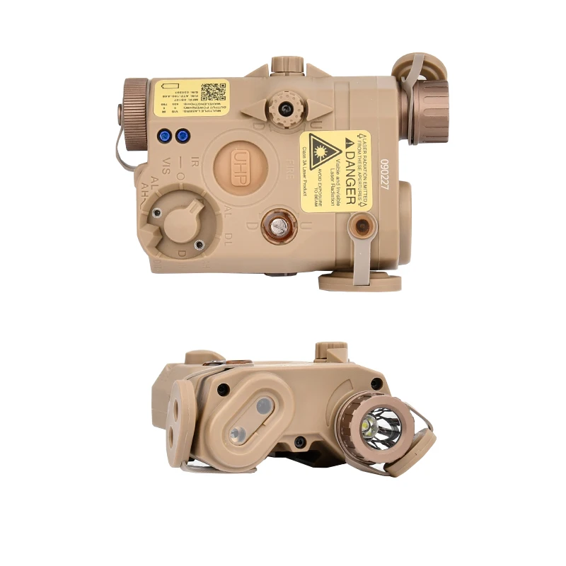 Haz de mira láser táctico PEQ15 L3 A-C Color rojo verde azul luz de relleno láser IR montaje apto al riel Picatinny estándar M1913 - imagen 5