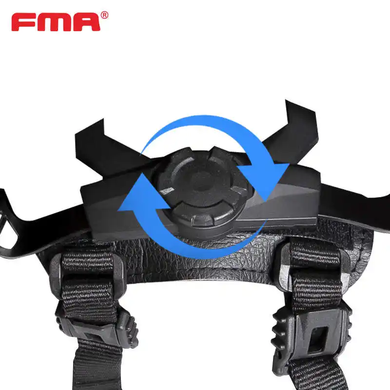 Sistema de casco FMA Caiman ABS versión engrosada casco táctico de alta calidad TB1383B - imagen 5