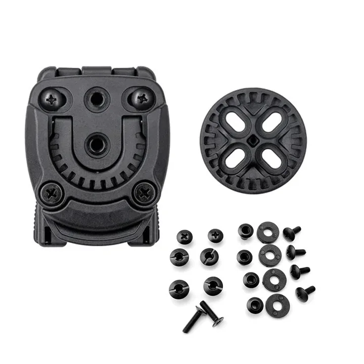 Mini sistema de montaje táctico Tek-Mount de conexión rápida para bolsas de revistas, funda para pistola, bolsas de torniquete, equipo de cinturón de trabajo de caza - imagen 4