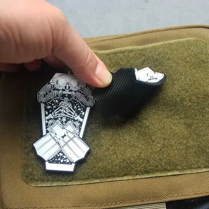 Parche transparente de PVC Frogman para buceo, para ropa, mochila, chaqueta, decoración DIY - imagen 5