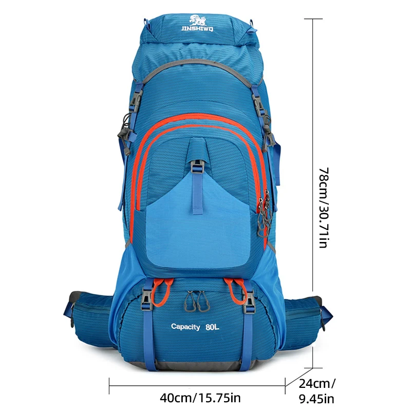 Mochila de Montañismo de gran capacidad para senderismo al aire libre, bolsa de escalada, compartimento para zapatos, mochila deportiva de viaje para acampar - imagen 3