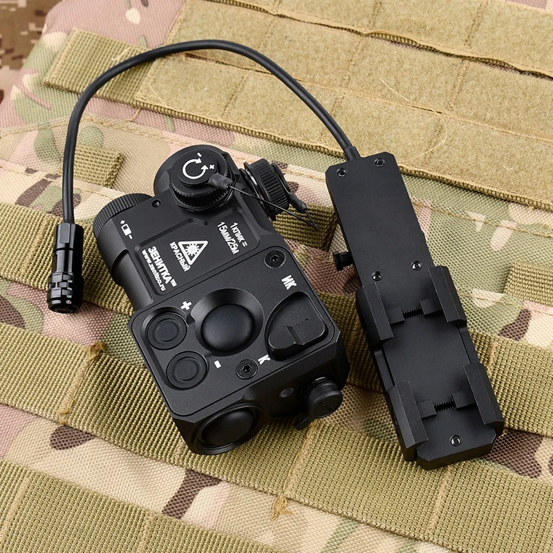 Wadsn Zentico Airsoft P4 Perst-4 Metall IR puntería punto rojo verde azul indicador con interruptor de doble función accesorio para exteriores - imagen 2