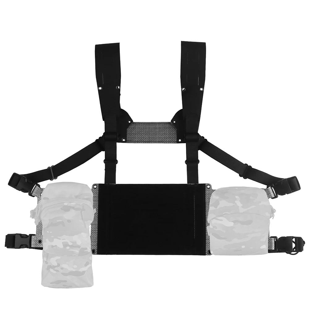 OPHIDIANTAC FC placa de extensión de flanco ligero V2 cinturón torácico sistema de módulo H para placas laterales izquierda y derecha - imagen 2