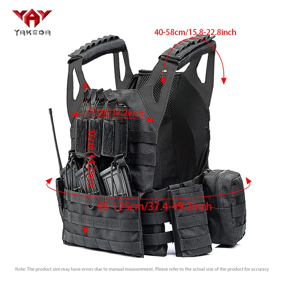 YAKEDA Chaleco de caza multifuncional ajustable adecuado para actividades al aire libre - imagen 5