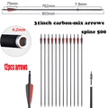 12pcs Red black