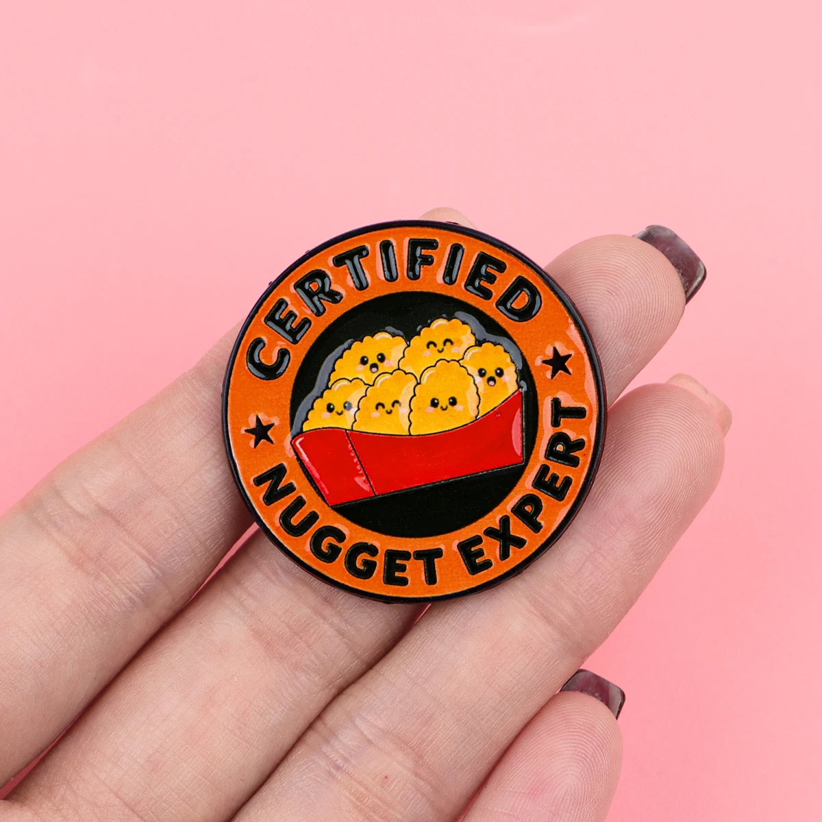 CERTIFIED NUGGET EXPERT-Pin esmaltado para solapa, broches para mujer, alfileres de Metal, mochila, sombrero, insignia, accesorios, decoración de ropa - imagen 5