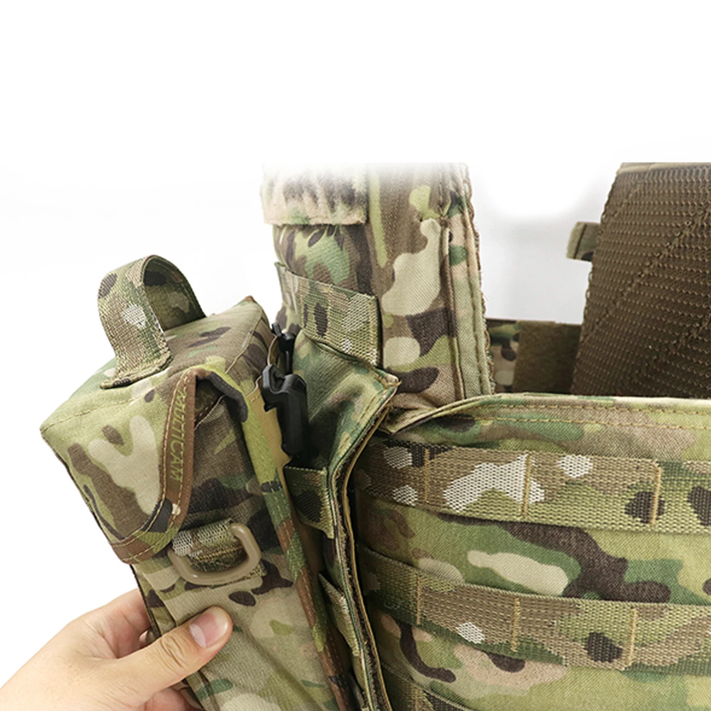 Paquete Binocular táctico MOLLE grueso, estuche para gafas de visión nocturna para exteriores con acolchado protector y hebilla de liberación rápida - imagen 4