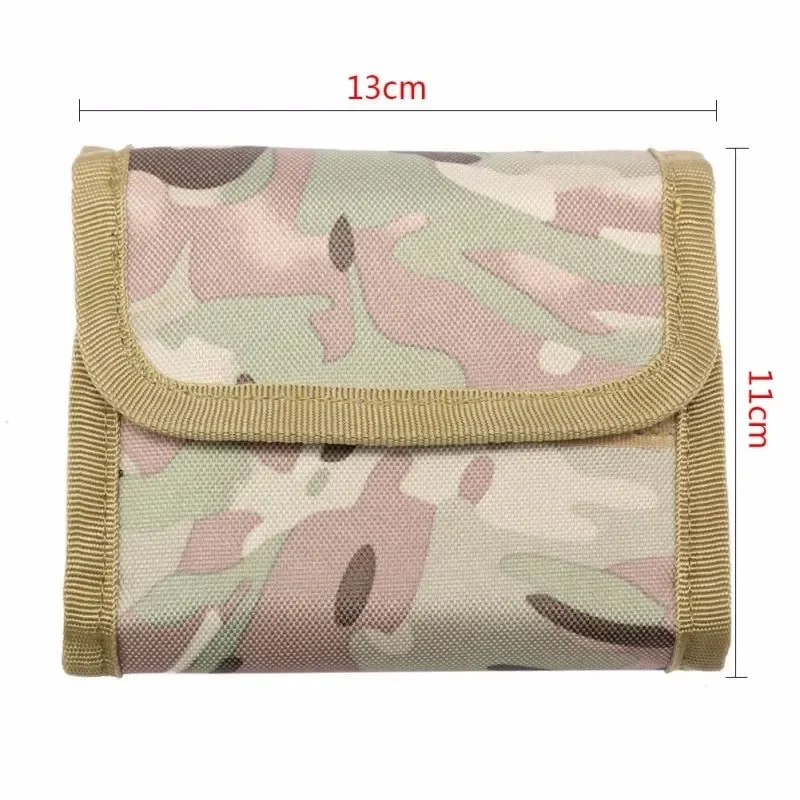 Bolsa táctica de municiones plegable de 12 redondos, bolsa de mano para revistas, estuche para cartuchos de escopeta Molle, accesorios para caza de balas y Rifle - imagen 4