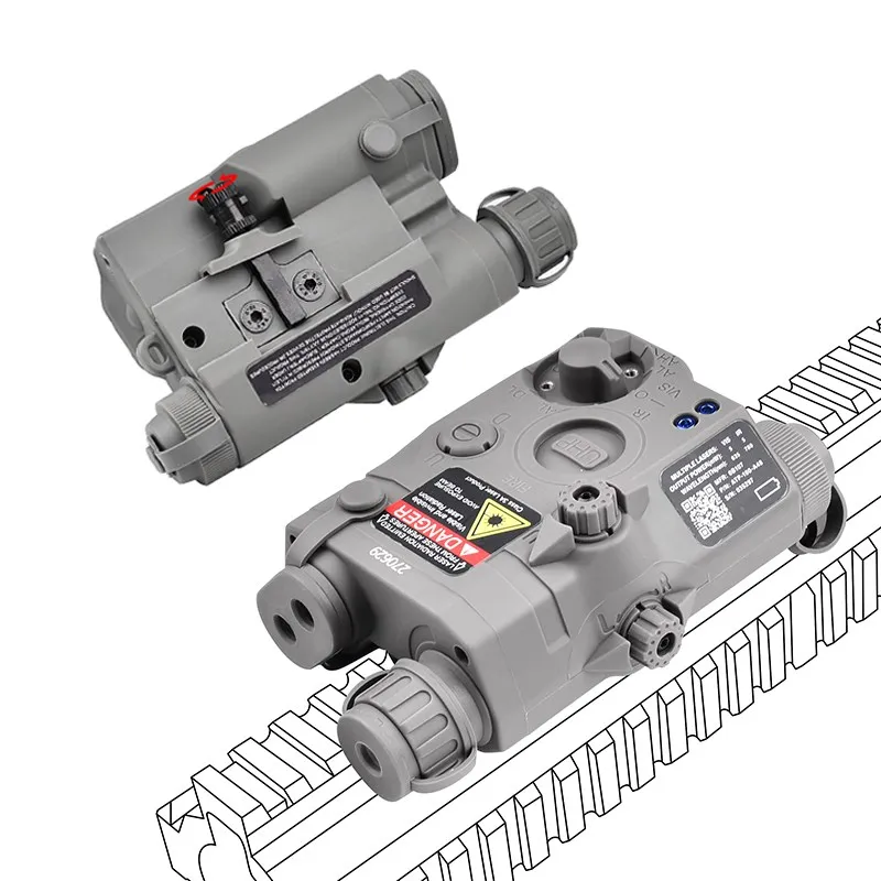 ¡Novedoso PEQ-15! Caja de batería de juguete de plástico de nailon falso de 15 UHP, sin láser IR, sin luz, se puede modificar la caja de accesorios decorativos - imagen 4