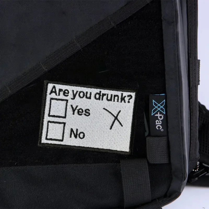 “Eres borracho?" parche insignia de moral militar bordado gancho y bucle mochila ropa decoración accesorios pegatina brazalete - imagen 5