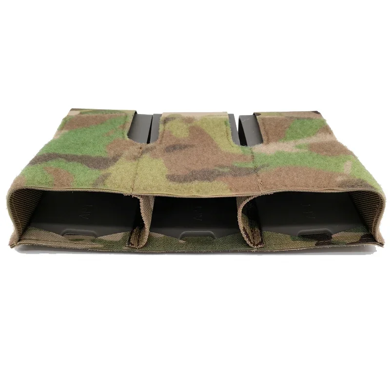 Bolsa para revistas 556, chaleco táctico KTS con Clip incorporado, bolsa para revistas Triple, porta revistas con placa cortada con láser - imagen 4