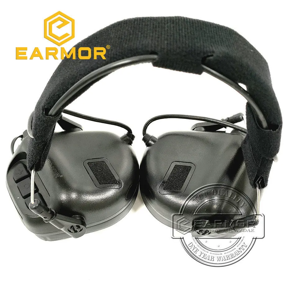 EARMOR M31 auriculares tácticos y adaptador de riel de arco, orejeras electrónicas con cancelación de ruido Airsoft - imagen 4