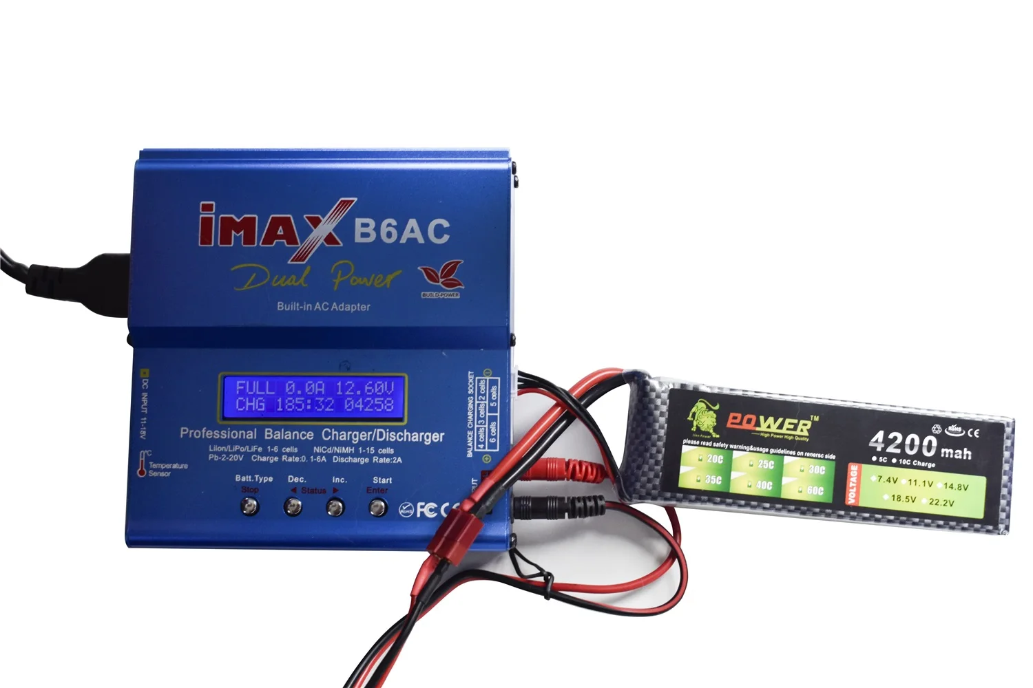 Batería Lipo 2S de 7,4 v y 4200mah, pila recargable con enchufe Dean T/XT60/Kep-2P, Compatible con helicóptero, avión, Dron 2S, 7,4 V - imagen 2