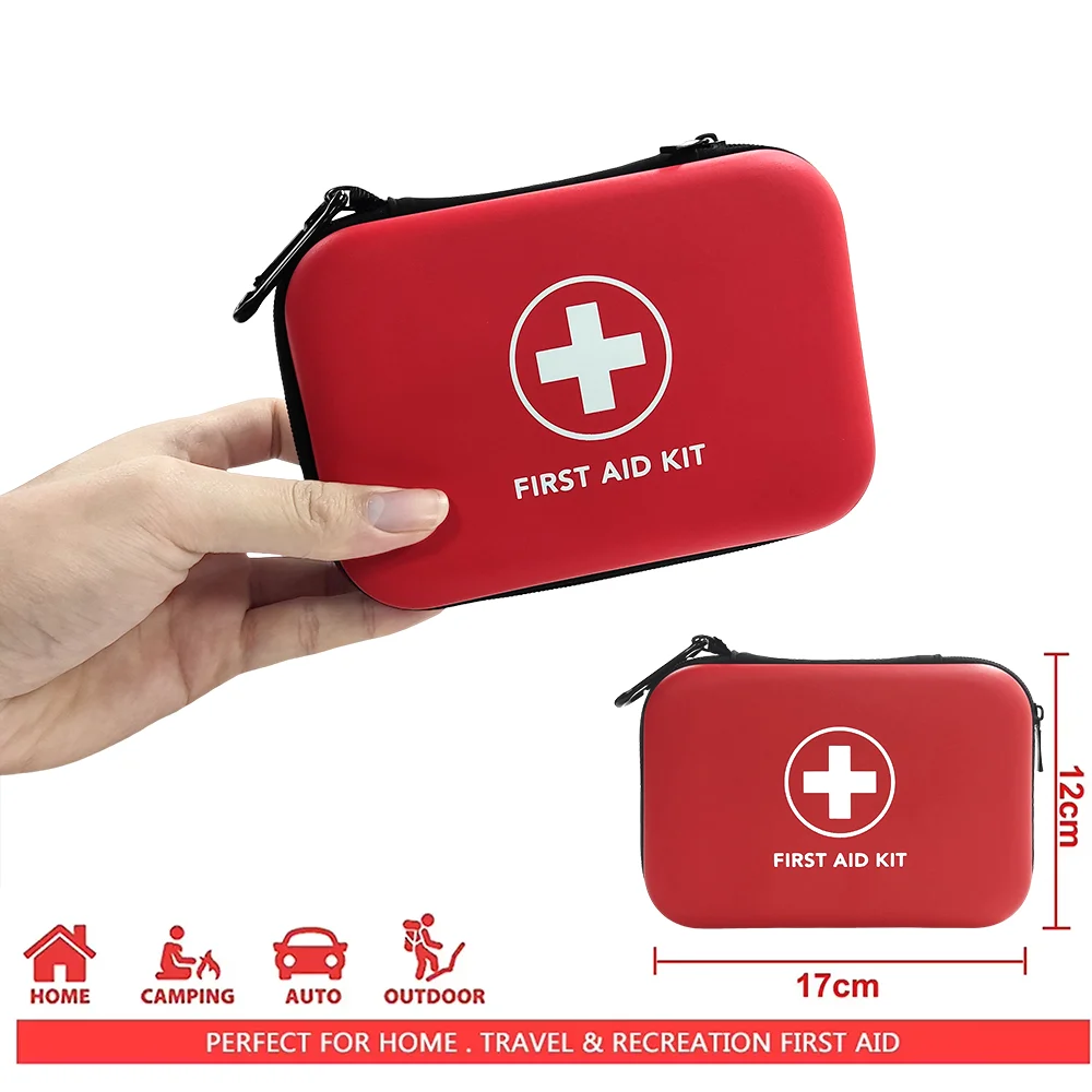 Bolsa de primeros auxilios médica de emergencia portátil vacía, caja de almacenamiento para el hogar, viaje al aire libre, equipo de Camping, Kit de supervivencia de medicina