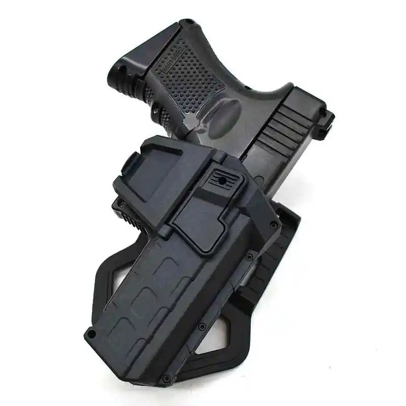 Pistoleras tácticas móviles con linterna o láser para Glock G17, G26, G18, G22 - imagen 4