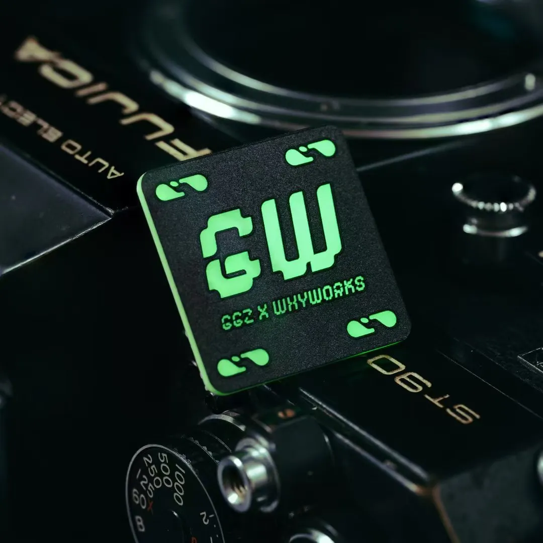 Ggz× whyworks parche luminoso de oreja de rana, insignia táctica para decoración de bolso de ropa, Capítulo de identificación de viento funcional - imagen 4