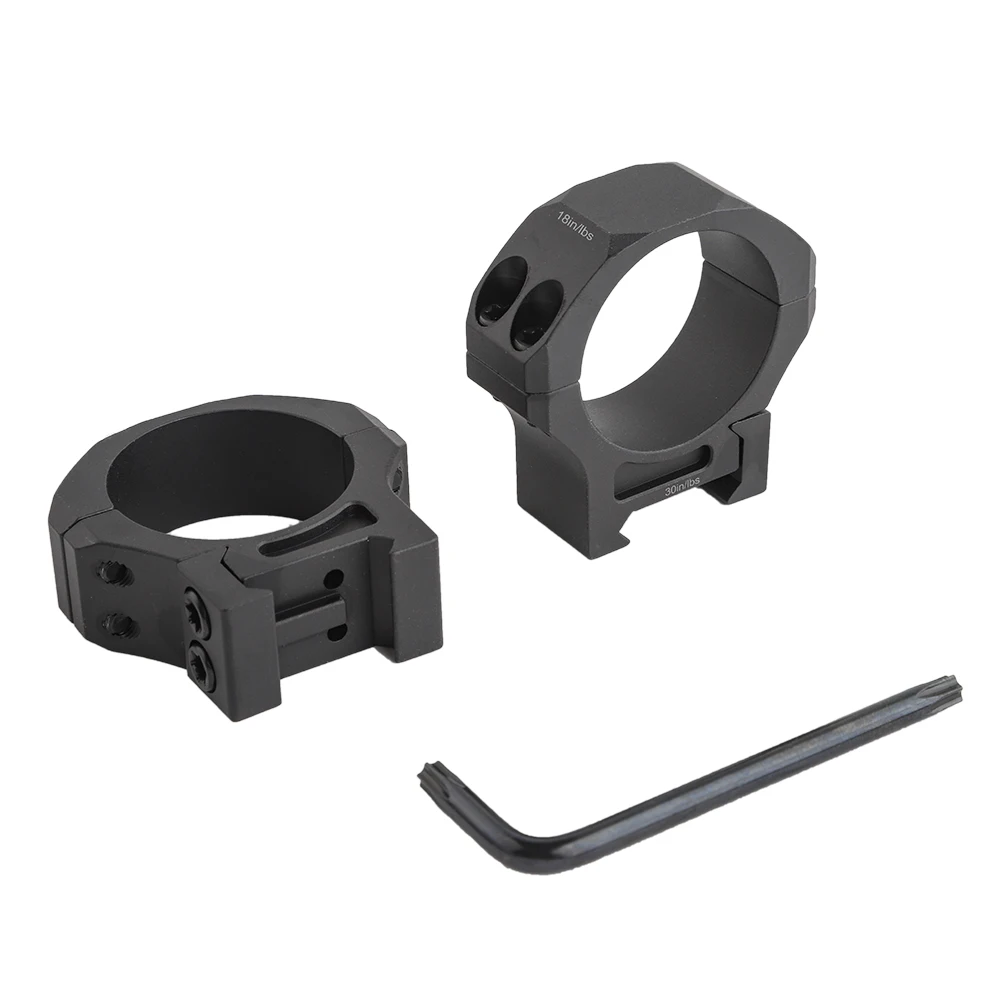 Marcool-Anillo de montaje para mira de Rifle de caza, 2 piezas, para tubo Picatinny de 34mm, montaje táctico 7075 de aluminio, 1,00 '','' 1,20, 1,45 '', nuevo - imagen 5