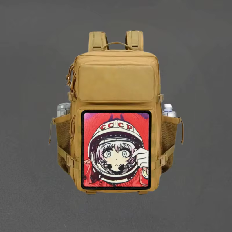 Parche táctico velcro chica anime para chaleco y mochila - imagen 2