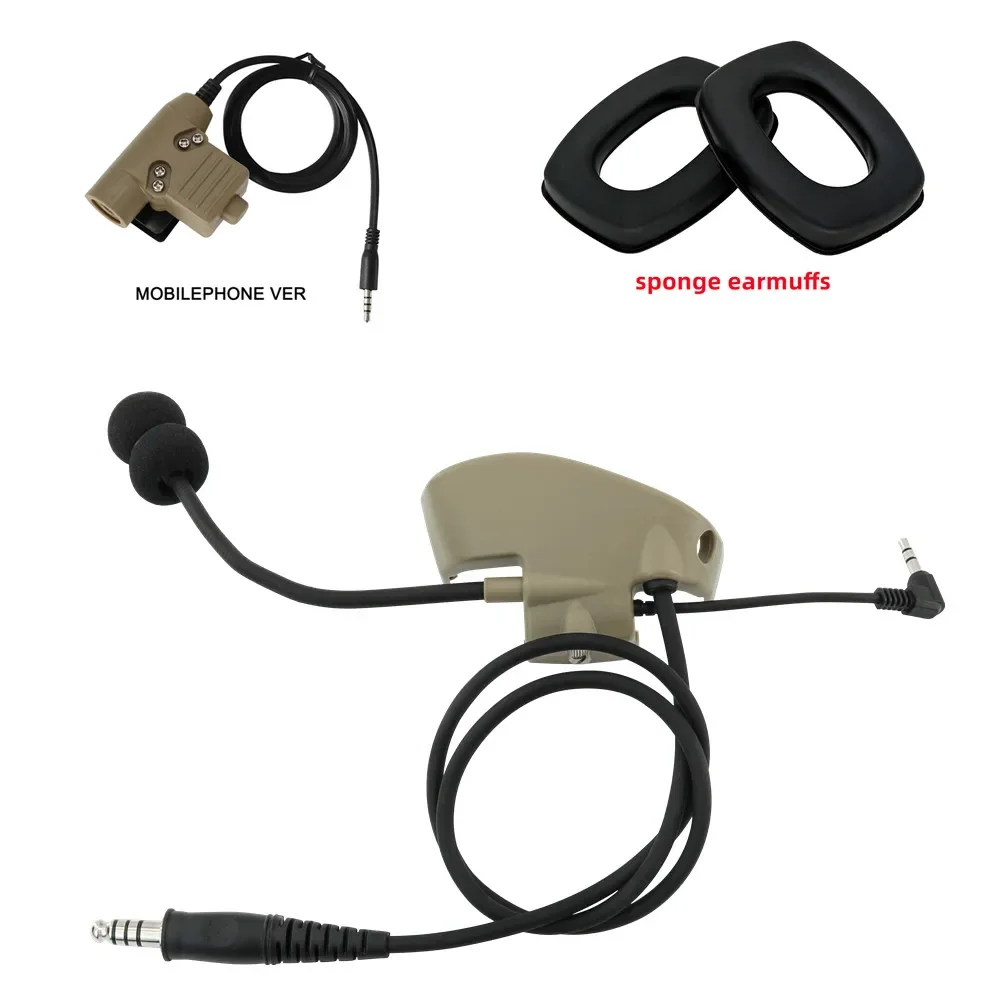 DE mic ptt 3 Ear Pad