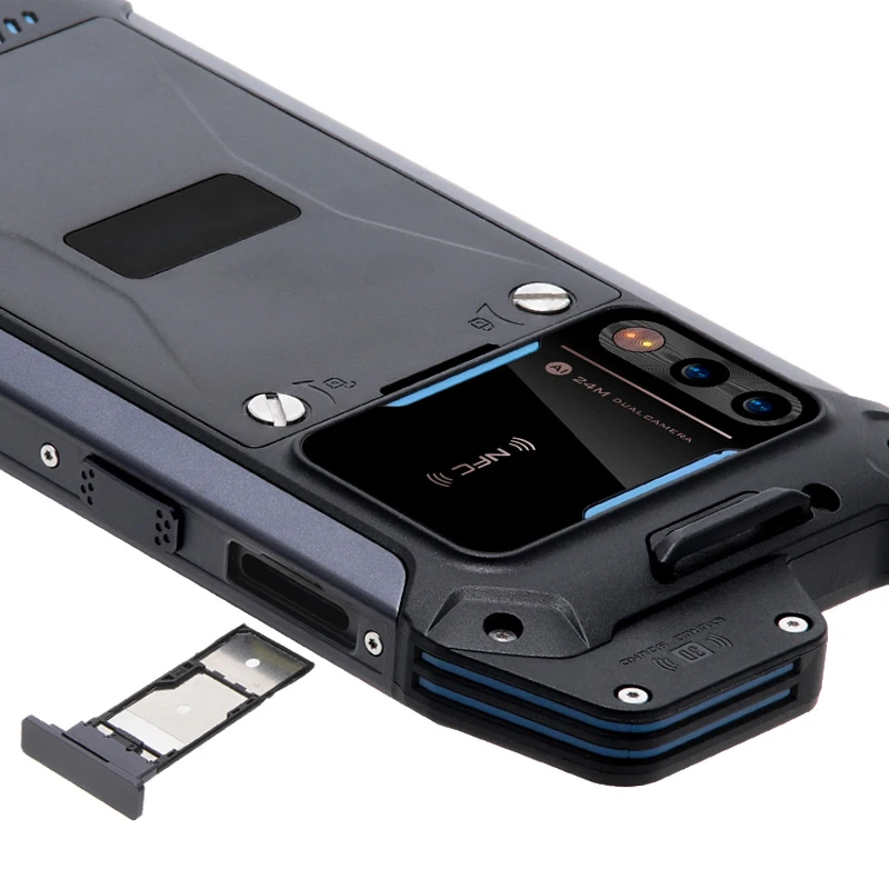 UNIWA-WalkieTalkie Zello W888 IP68, resistente al agua, 4G, LTE, red de teléfono, Radio, NFC, SOS, 6,3 pulgadas, Tarjeta SIM Dual - imagen 5