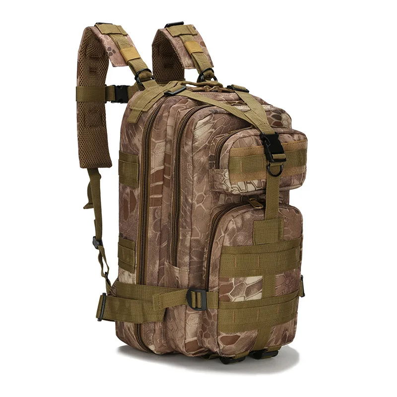 Lawaia-mochila de camuflaje militar para hombre y mujer, bolso táctico de tres niveles, bolsa de escalada, mochila de nailon para senderismo, 30l - imagen 2