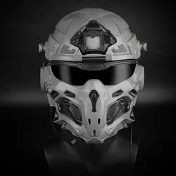 Máscara protección facial completa ABS airsoft táctico