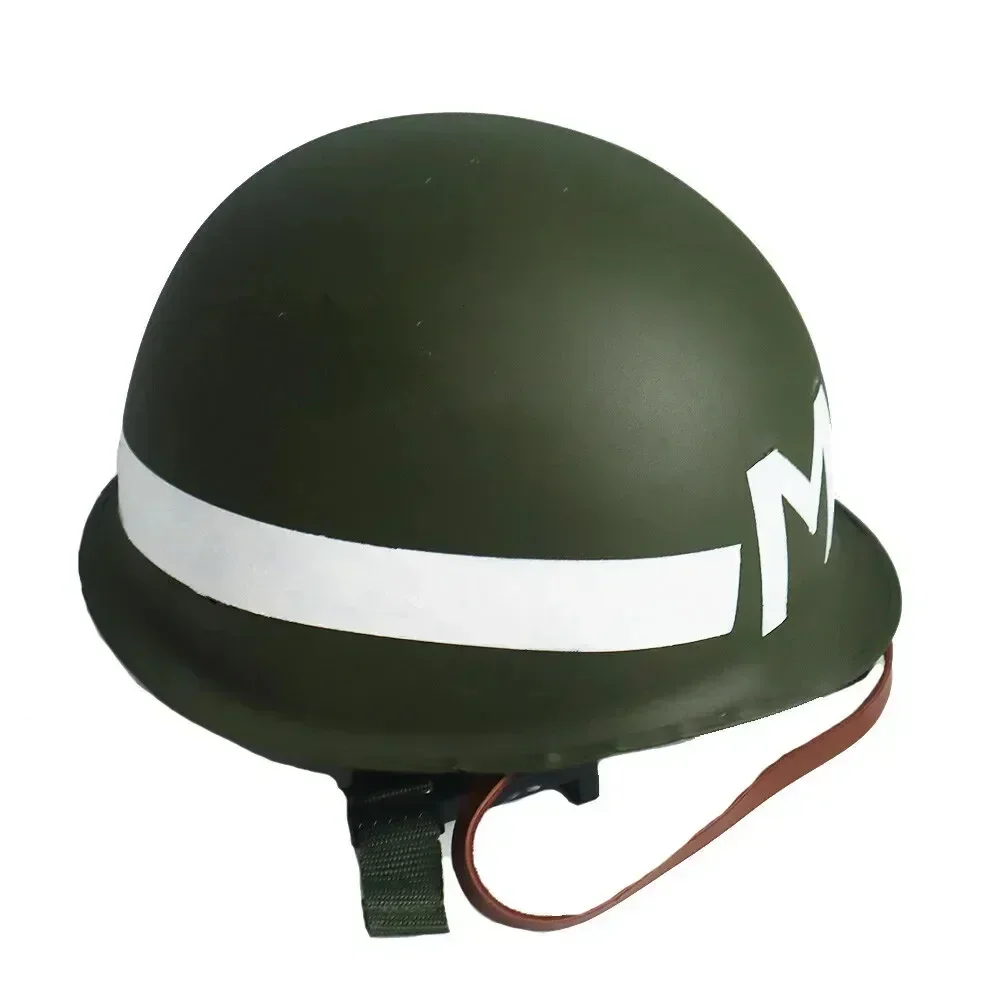 Casco MP Vintage, casco de soldado de Metal, equipo combinado de doble capa más casco acolchado M1 Casque WW2 - imagen 2
