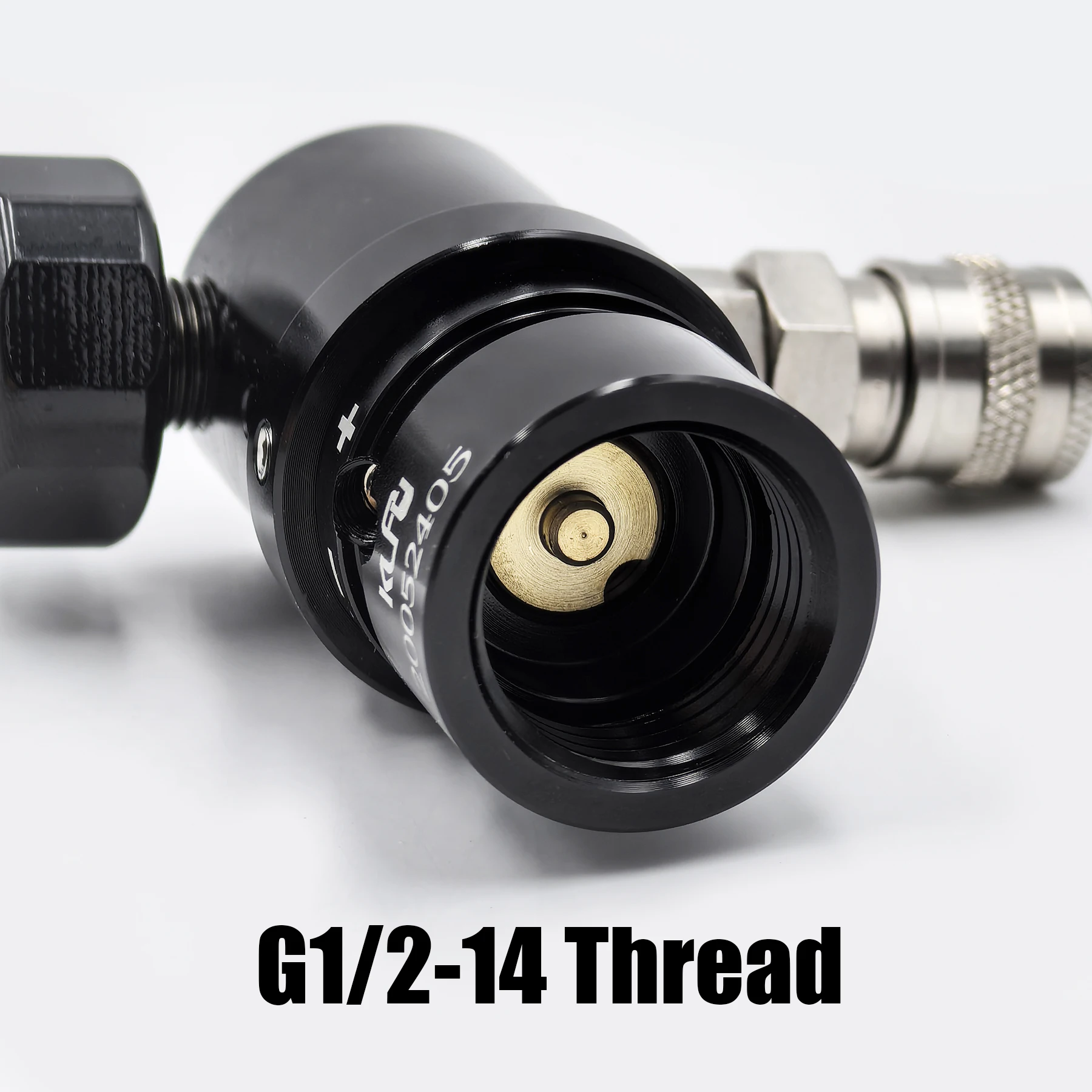 Microregulador MR Gen 2 HPA de baja presión ajustable con manómetro de 300psi US 2202 Foster aleación de cobre y acero inoxidable - imagen 4