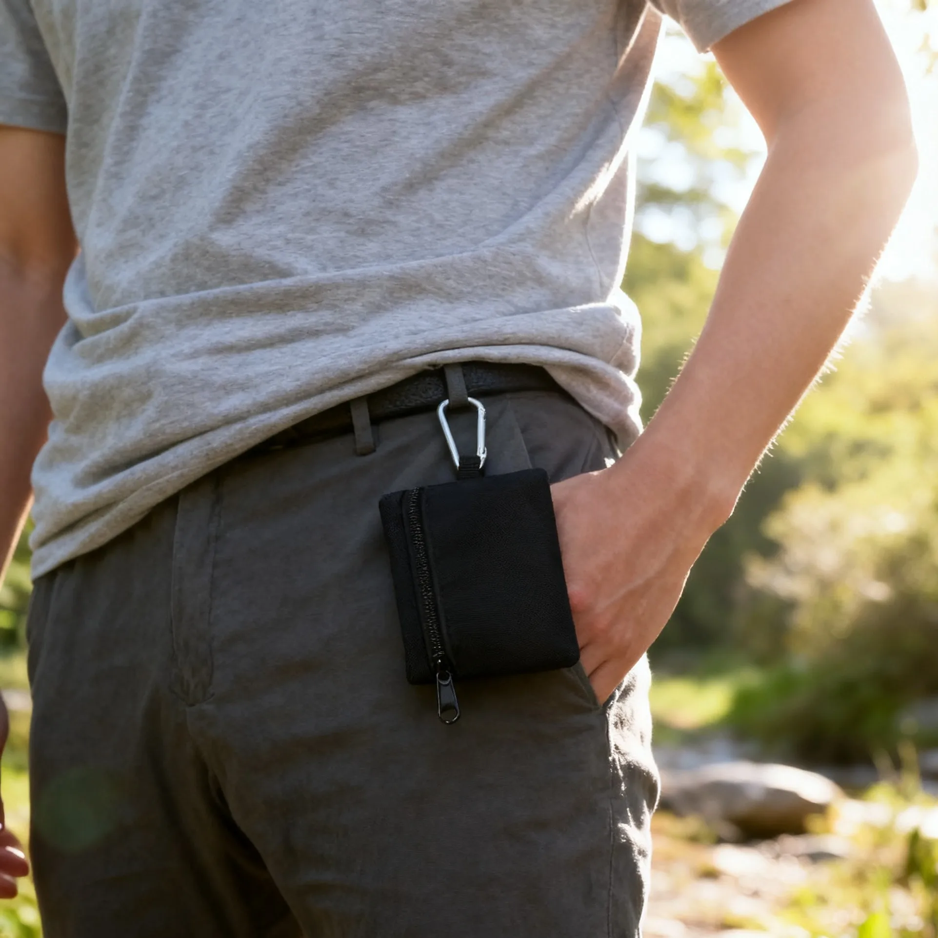 Bolsa EDC portátil para exteriores, billetera Molle, bolsa de cintura impermeable con cremallera para acampar, senderismo, caza, viaje, paquete EDC - imagen 3