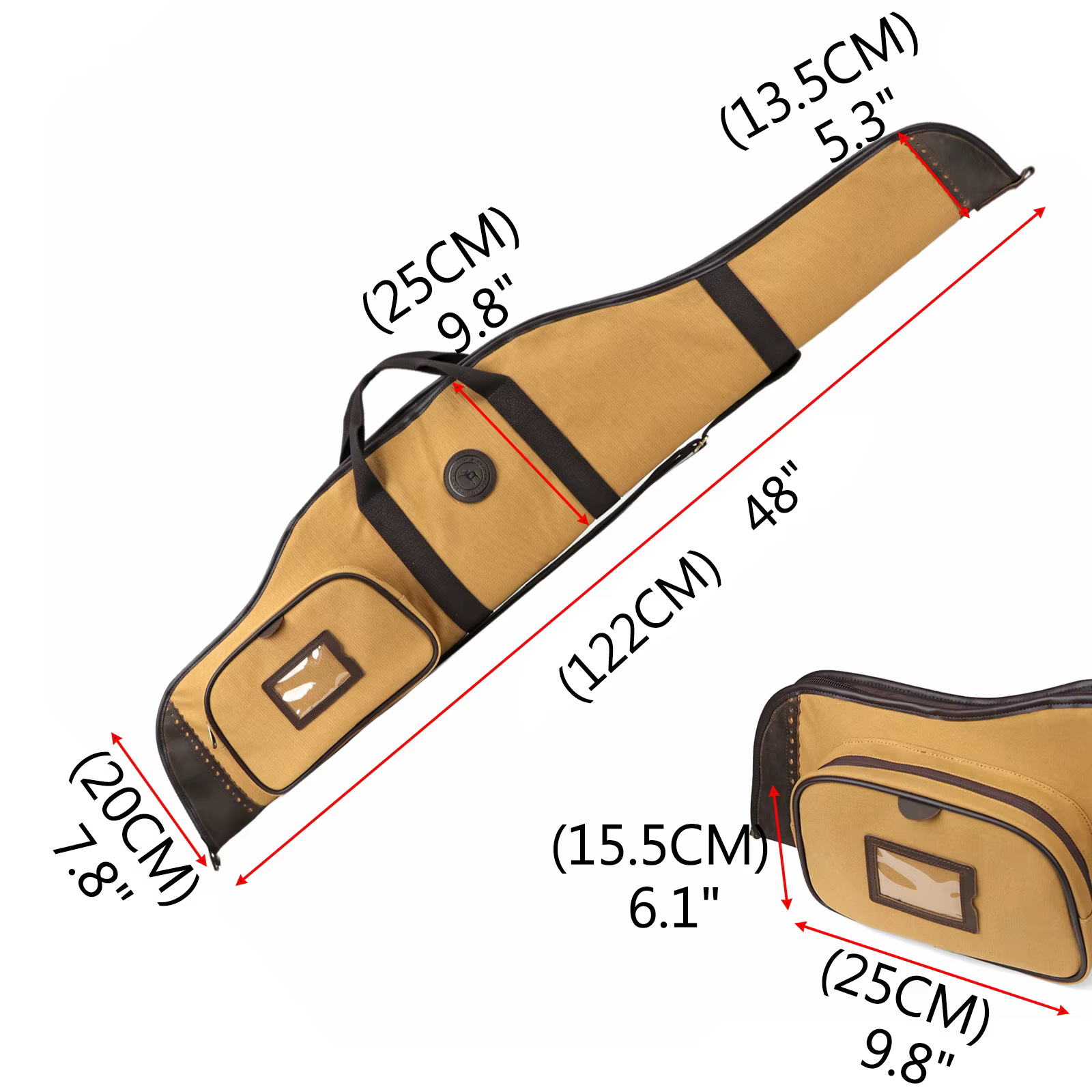 Tourbon funda acolchada antideslizante para mira óptica de rifle - imagen 2
