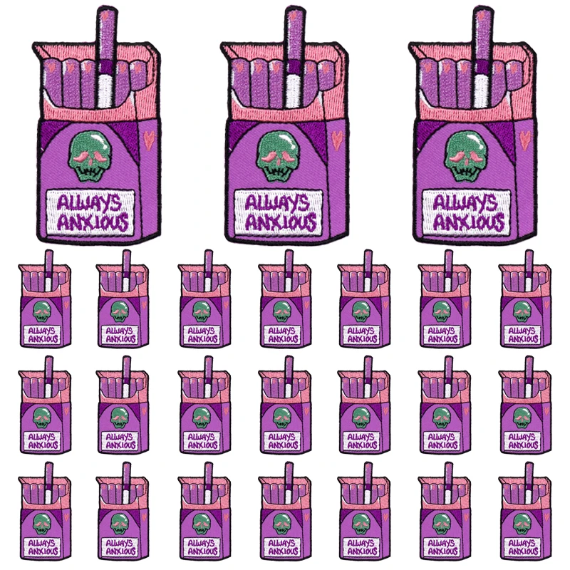 10 unids/lote parche bordado de setas parche de dibujos animados/animales parches para planchar para ropa DIY parches Punk en ropa pegatina vaquera - imagen 4