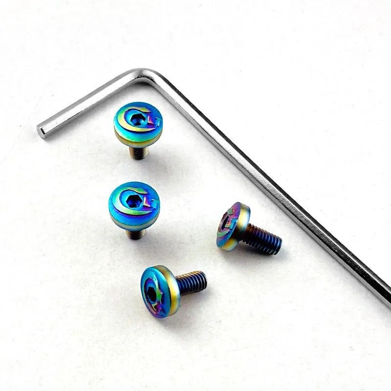 1 Juego de tornillos de mango de agarre de 4 colores con llave para modelos Kublai Khan P4 1911, protector de madera, accesorios de reparación DIY, piezas de clavos - imagen 5