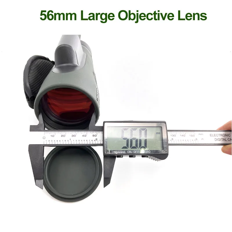 Telescopio monocular ED 12x56 de alta potencia para adultos con adaptador para teléfono inteligente visión clara con poca luz para observación de estrellas reloj de pájaros - imagen 4