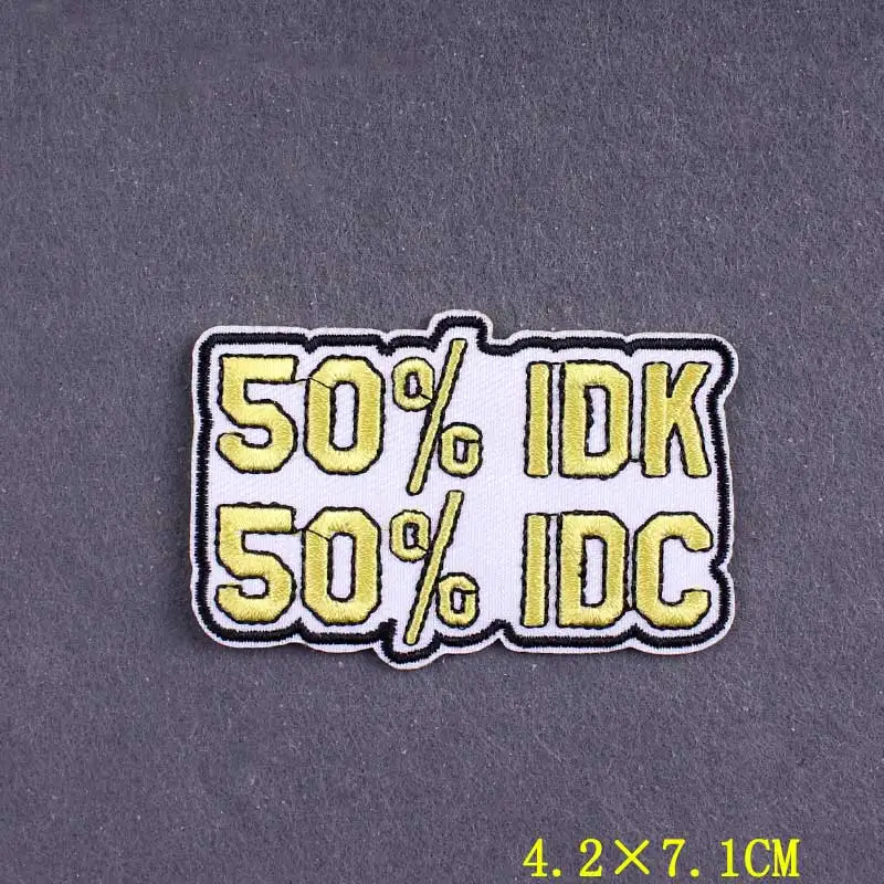 Parche de letras, parches bordados para ropa, eslogan DIY, parches para planchar en ropa, insignias positivas a rayas en decoración de mochila - imagen 5