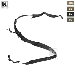 KRYDEX-flecha acolchada ancha para fijación de Rifle táctico, tiro al aire libre, armas de fuego ajustables de separación rápida, cinturón ancho acolchado de 2 puntos