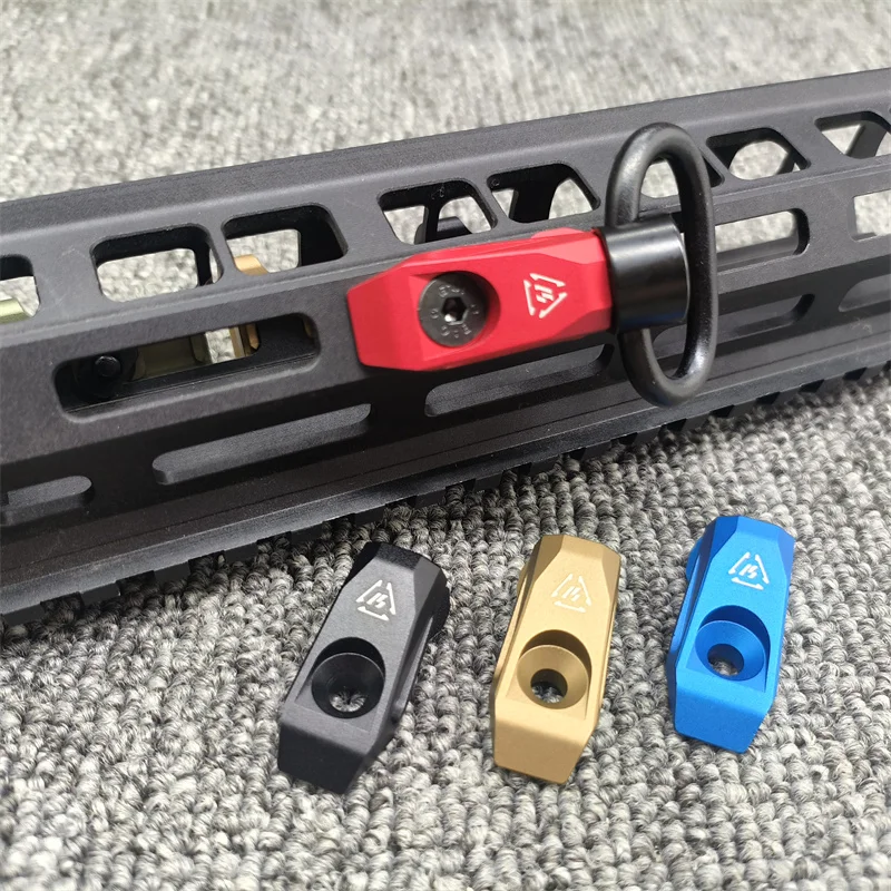 Soporte táctico de aleación de aluminio Si LINK, montaje QD en ángulo, Compatible con Sling Swive Suit KeyMod/sistema MLOK