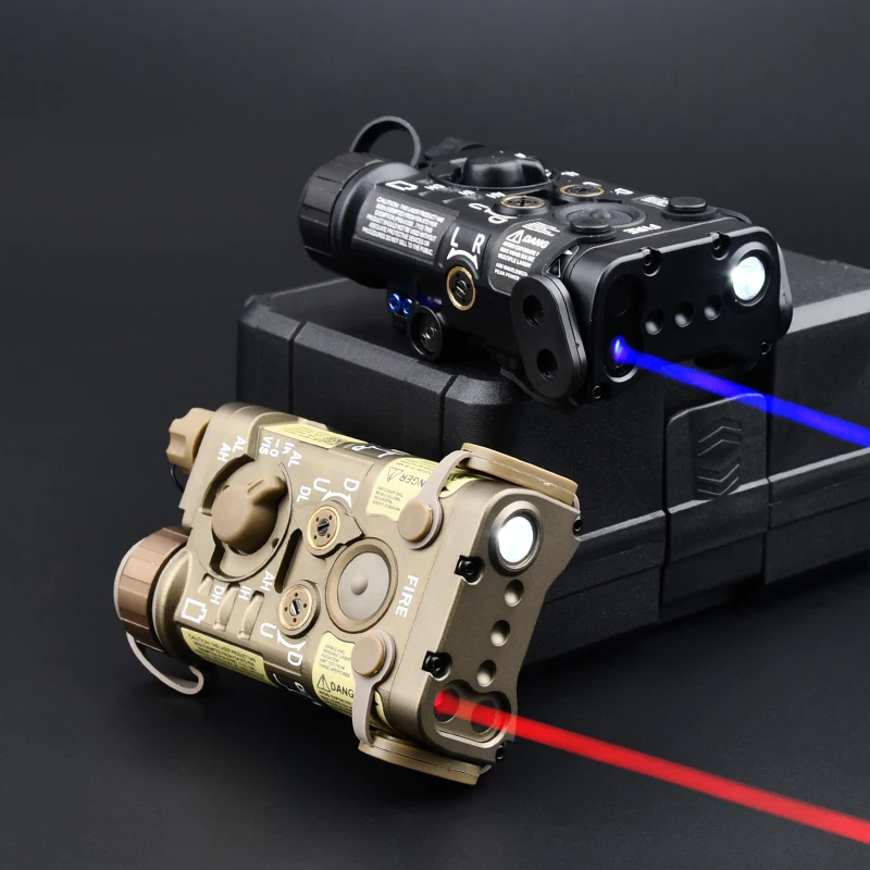 WADSN NGAL-linterna láser de caza L3, luz estroboscópica de Metal IR, color rojo, verde y azul, versión totalmente funcional, compatible con riel Picatinny de 20mm - imagen 4